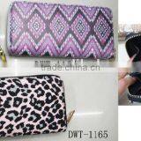 Fashion New Latest Cute Zipper Round pu Leather Lace Wallet for Woman thumbnail-1