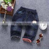 Fashion Baby Girls Boys Cute Baby Long Trouser Kids Soft Jeans Pants thumbnail-3