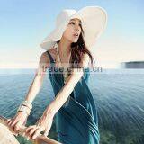 Wide Large Brim Summer Beach Sun Straw Beach Hat 3171 thumbnail-5