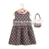 2016 Winter Wholesale Fashion Children Clothing Kids Girl Dress Girls Boutique Clothing thumbnail-3