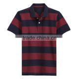 Design Your Own Wholesale Cheap Polo Collar Custom Striped t Shirt thumbnail-4