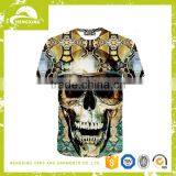 2016 Customised Men's Sublimation Full Print Short Sleeve 100%Cotton T-Shirt Wholesale thumbnail-2