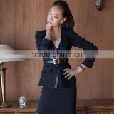 Custom Female Clothes Ladies Dress Latest Office Uniform Design 2017 thumbnail-3
