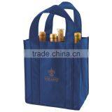 6 Bottle Wine Tote Bag - Fits 6 Wine Bottles, Features 36" Handles and Comes With Your Logo. thumbnail-5