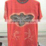 Men's T-shirt With Contrast Collar and Pattern thumbnail-1