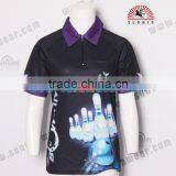 Colorful Custom Girls Dart Shirt / Cheap Polyester Darts Jersey for Women thumbnail-1