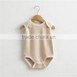 Wholesale 100% Organic Cotton Baby Romper Outfit Newborn Baby Girl Boy Romper thumbnail-3