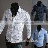 Competitive Price Promote Customise Top Sale Print Pattern Slim Fit Men's African Shirt thumbnail-2