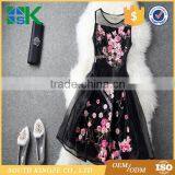 Plum Blossom Flower Crafts Embroidery Sew Iron On Patch Badge Clothes Applique Magnolia Flower Patch thumbnail-3