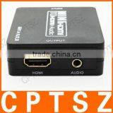 Mini HDMI 1.4 to HDMI+Audio Repeater 3D Video & 4Kx2K Audio Extractor Splitter thumbnail-4