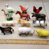 Farm Animal Figure Toy/PVC Farm Animal Models Cartoon Mini Plastic Toys thumbnail-2