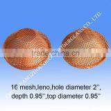 Turned-over Edge Flat Top Cap Shape Aluminum Water Filtering Mesh thumbnail-2