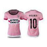 Club Team Womens Soccer Jerseys Juventus Pink Ladies Football Shirt thumbnail-1