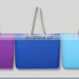 2017 silicone beach bag for ladies/colorful beach bag