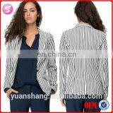 Stripe Blazer Fabric Women 2015 For Ladies Blazer Designs thumbnail-1