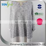 Plus Size Cut and Sew Top With Chiffon for Woman thumbnail-2