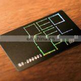 Custom Stamping Laser Gold VIP Business Hard Plastic Card thumbnail-5