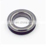 Wholesale Bag Cloth Shoe Accessories Silver Round Brass Metal Eyelet thumbnail-2