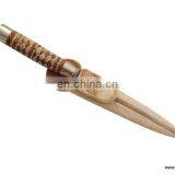 FINE BRAIDED KNIFE WITH NICKEL SILVER DETAILS OF 14CM. thumbnail-1
