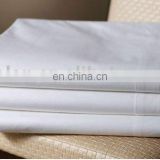 100% Egyptian cotton 80x80 400T satin white bed sheets for hotels