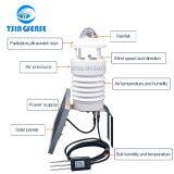 WAS3000 Wireless Agricultural Weather Monitoring Station With Light Intensity Sensor and Solar Radiation Sensor and Soil Temperature and Humidity Sensor Integrated Solar Panels thumbnail-3