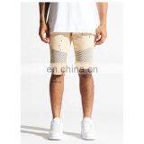 DiZNEW 2019 USA Khaki Paint Biker Denim Shorts for Men thumbnail-2