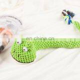 2018 Wholesale Interactive Snake Cotton Rope Plush Pet Dog Toys thumbnail-3
