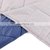 Hot Sale Customized Color 300TC 15/20/25lbs Cotton Sensory Two-tone Weighted Blanket For Adults thumbnail-6
