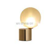 Factory Direct Gold Metal Glass LED Table Lamp Chinese Table Lamps thumbnail-4