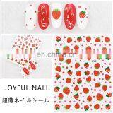 JOYFUL 645-654 679-684 Hot Sale Diy Nail Stickers Orange Rainbow Cherry Flower Fruit 3d Nail Sticker thumbnail-1