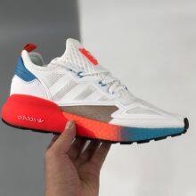 Adidas Originals ZX 2K Boost in White/Black For Sale thumbnail-5