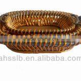 2013 New Style Wholesale Cheap Boat Shaped Willow/wicker Storage Plate thumbnail-1