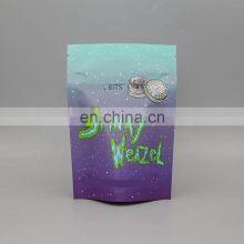 Custom Printed Smell Proof Child Resistant Packaging Pouch Soft Touch Matt 1 Pound lb 7g Mylar Gummies Bag for Cbd Flower Cookie thumbnail-5