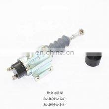 SA-2606-A SA-2696-A Excavator Solenoid Valve for Electric Parts Shut Off /stop Solenoid Valve 12V 24V thumbnail-4