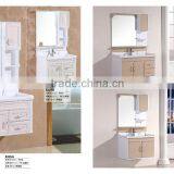 High Glossy Bathroom Cabinet With Mirror thumbnail-3