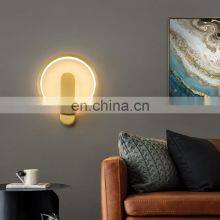All Copper Modern Minimalist Bedside Led Wall Lamps for Decoration thumbnail-5