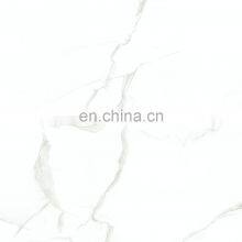 Polished Porcelain Galzed Carara White Pattern Marble Tile From China