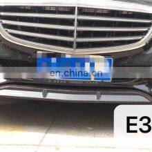Honghang Auto Accessories Wholesale High Quality Black Front Lip For Benz E New Class W213 2017 2018 2019 2020 2021 thumbnail-3