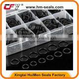 300 Pieces Black Rubber O Ring O-Ring Washer Seals Assortment NEW