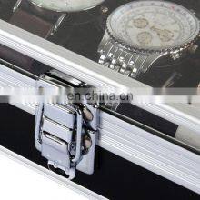 Manufacturer Wholesale Clear 10 Slots Aluminum Wrist Watch Display Box Storage thumbnail-4