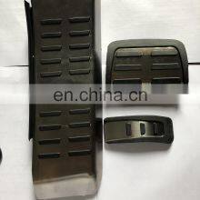 Pedal Aluminium Alloy Accelerator Car Pad Rubber Brake Foot Pedal Pad FOR AUdi thumbnail-2