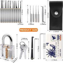 Locksmith Lock Picking Tools Set and Kit With Repair Practice Padlock thumbnail-2