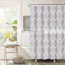 Ripple Modern Design Waterproof Peva Shower Curtains thumbnail-1