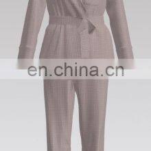 Popular Elegant Design Rayon Polyester TR Yarn Dyed Crepe Fabric for Dress thumbnail-5