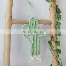 Fashion Wall Murals Woven Macrame Rain Bow Wall Hangings Tassel Decoration Rain Bow Tapestry For Modern Home Decor Deco Maison thumbnail-5