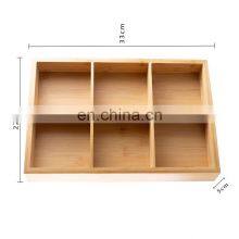 100% Organic Eco Friendly Party Picnic Camping Multi-Purpose Removable Bamboo Storage Box Pantry Organizer Kitchen & Tabletop thumbnail-5