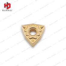 WNMG080408-HQ Carbide Cutting Tool Turning Insert With CVD Yellow Coated thumbnail-1