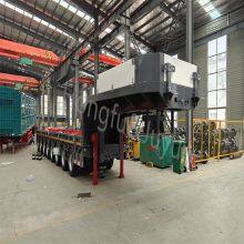 Export Semi-trailer Wire Spool Semi-trailer Lift the Axle Turn Towards Low Flatbed