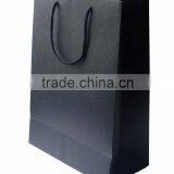 Black Paper Carrier Bag With Rope Handle thumbnail-1