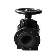 Cast Iron 150LB DN 150 Straight Through Flange Diaphragm Valve thumbnail-4